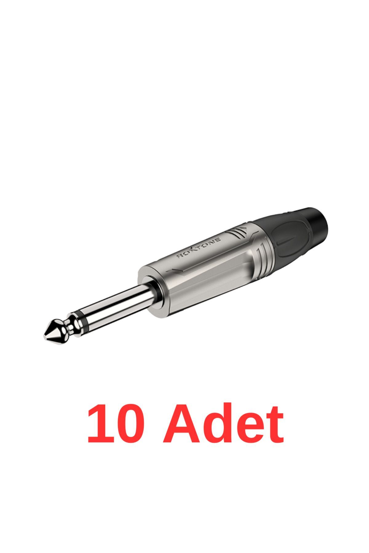 6.3 mm Mono Çivi Jak Rx-j402 10 Adet