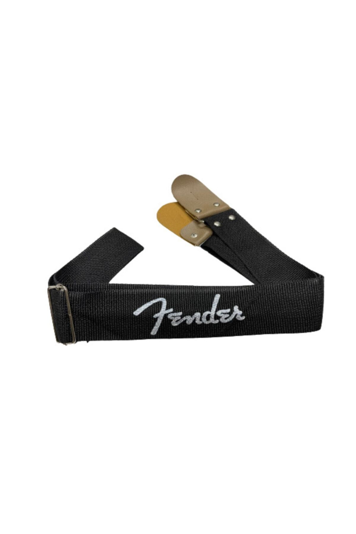 Fender Gitar Askısı Siyah Renk (kayış) Bütün Enstrümanlara Uyumlu
