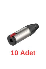 RX-J475 6.3mm Stereo Metal dişi jak 10'lu paket