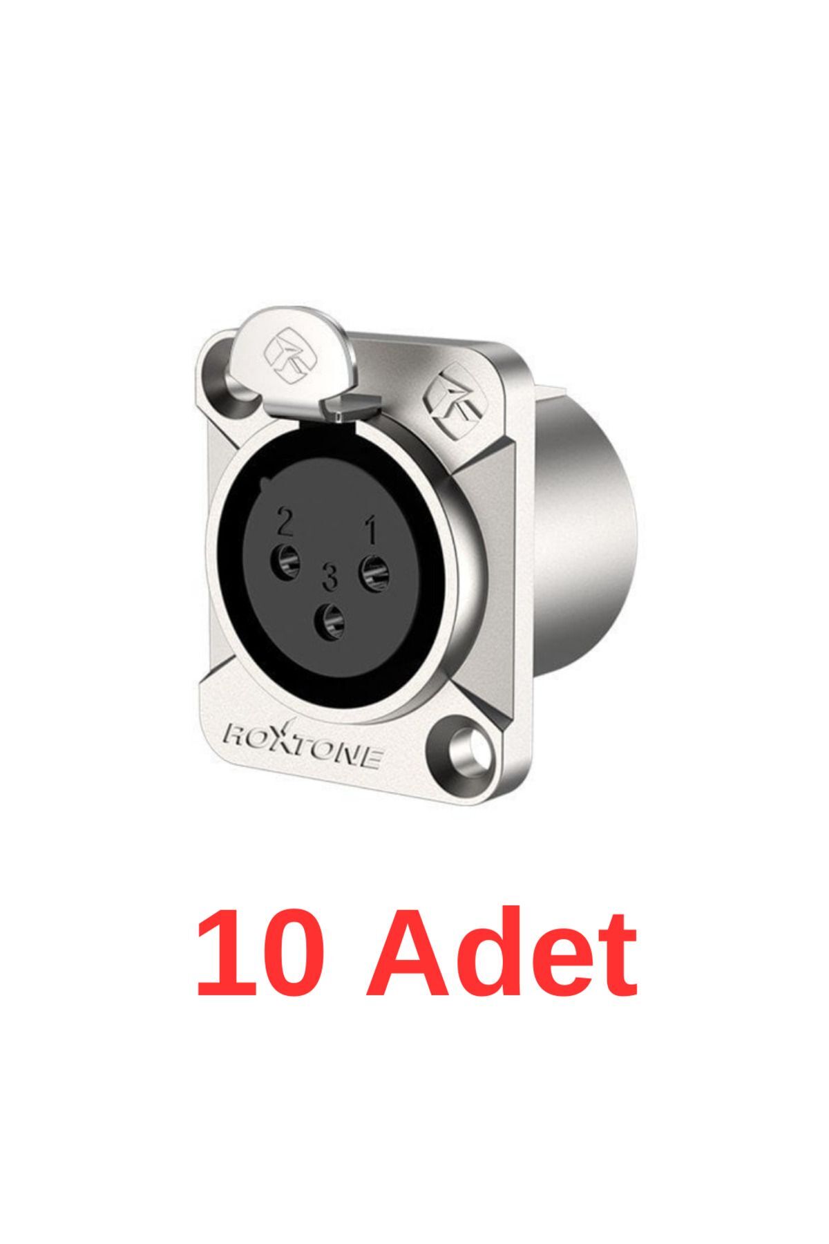 RX-J901 XLR 3 Pin Dişi Jak Şase 10 Adet