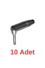 Rx-j442 6.3mm Mono L Tipi Çivi Jak 10 Adet