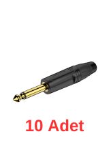 Rx-j403 6.3 mm Mono Siyah Jak 10 Adet