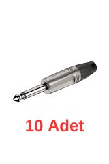 6.3 mm Mono Çivi Jak Rx-j402 10 Adet