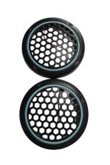 16 CM BUZ MAVİ NEON LEDLİ HOPARLÖR KAPAĞI 2 ADET