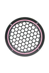 Pembe Neon Ledli 16 Cm 2’li Hoparlör Kapağı