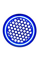Neon Işıklı 16 Cm Hoparlör Ve Midrange Kapağı - 2 Adet - Mavi