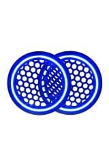 Neon Işıklı 16 Cm Hoparlör Ve Midrange Kapağı - 2 Adet - Mavi