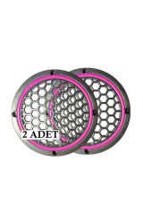 Neon Işıklı 16 Cm Hoparlör Ve Midrange Kapağı - 2 Adet - Mor