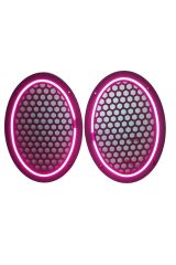 Damla Oval Neon Led Işıklı Midrange Hoparlör Kapağı Mor