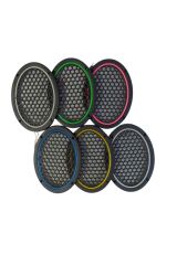 Damla Oval Neon Led Işıklı Midrange Hoparlör Kapağı Beyaz