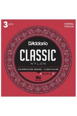 Ej27n-3d Klasik Gitar Tel Seti (4/4), 3lü Paket Classıc Guıtar, 3 Set Value Normal Tensıon
