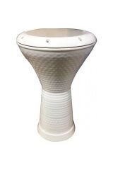 Masterwork Çömlek Darbuka Düz Beyaz Model
