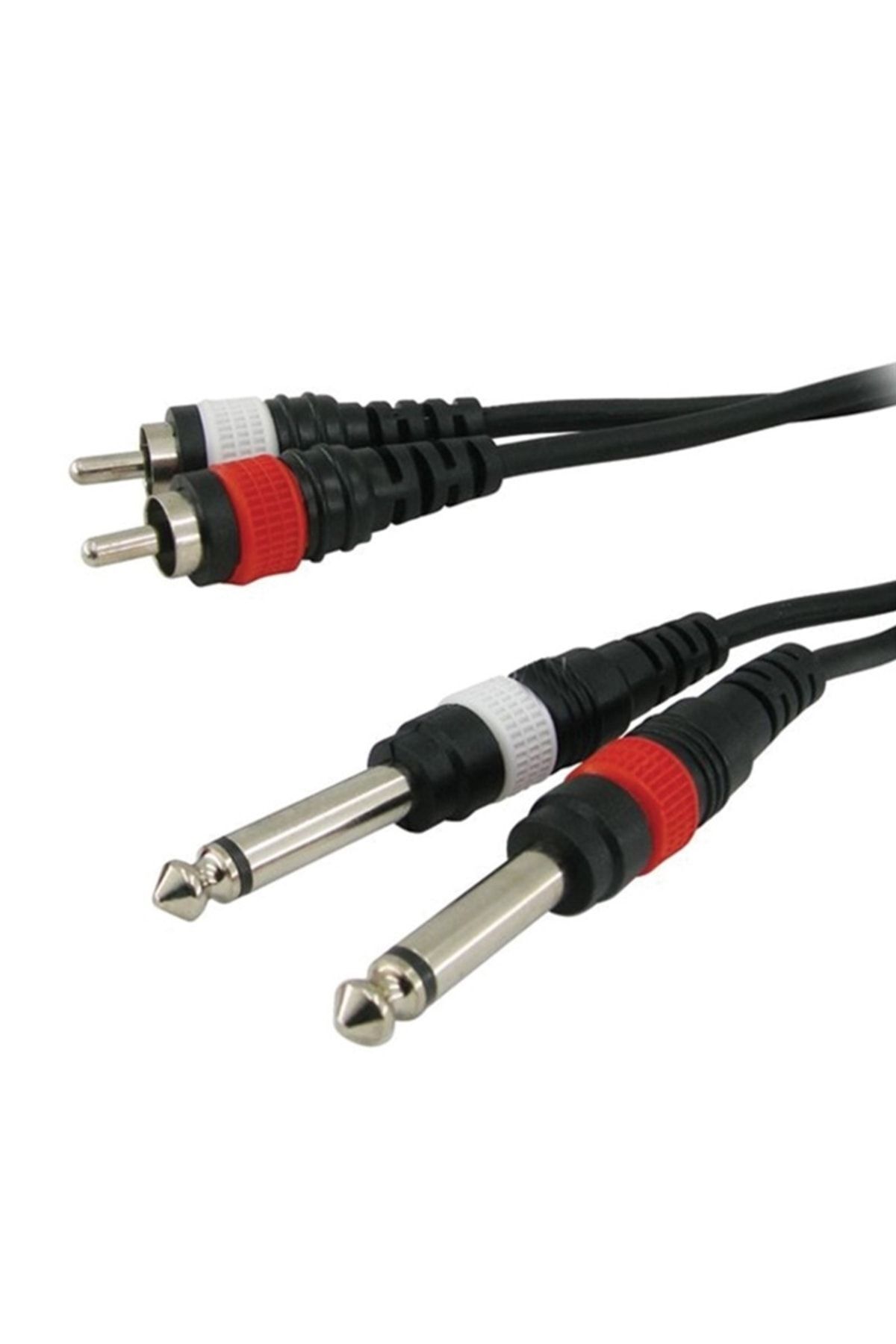 Kb 2703 2* Rca - 2* 6.3 Gitarseslendirme Kablosu 3 Metre