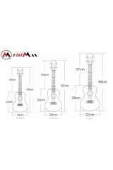 Ukulele Soft Case Kılıf (concert) Siyah