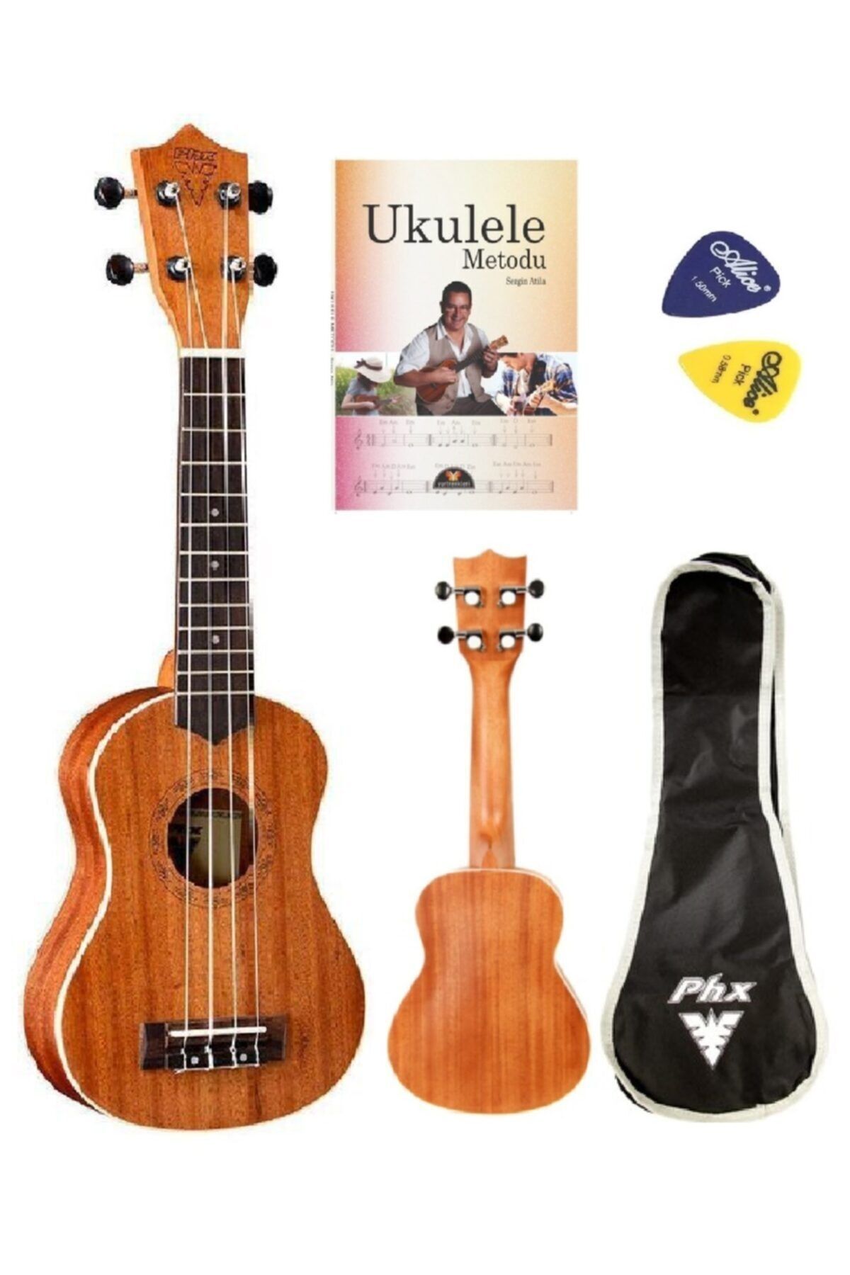 Phx Soprano Maun Ukulele Metot Kılıf Pena