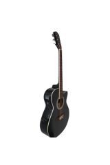 Winzz Siyah Elektro Akustik Gitar ( 5 Band Lcd Ekran Ekolayzer )