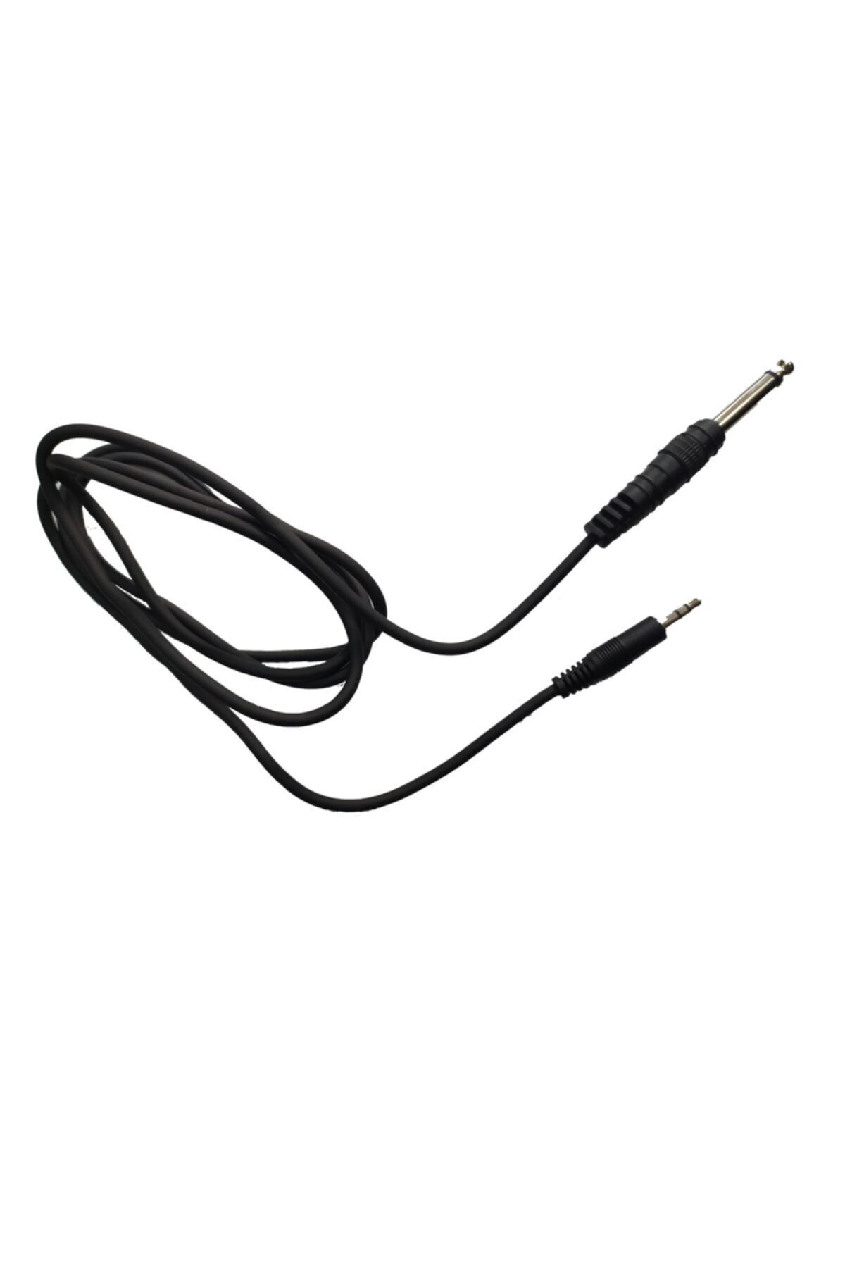 1 Metre 6.35mm-3.5 Mm Aux Kablosu