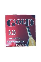 Gold 0.20 Akustik Bağlama Teli