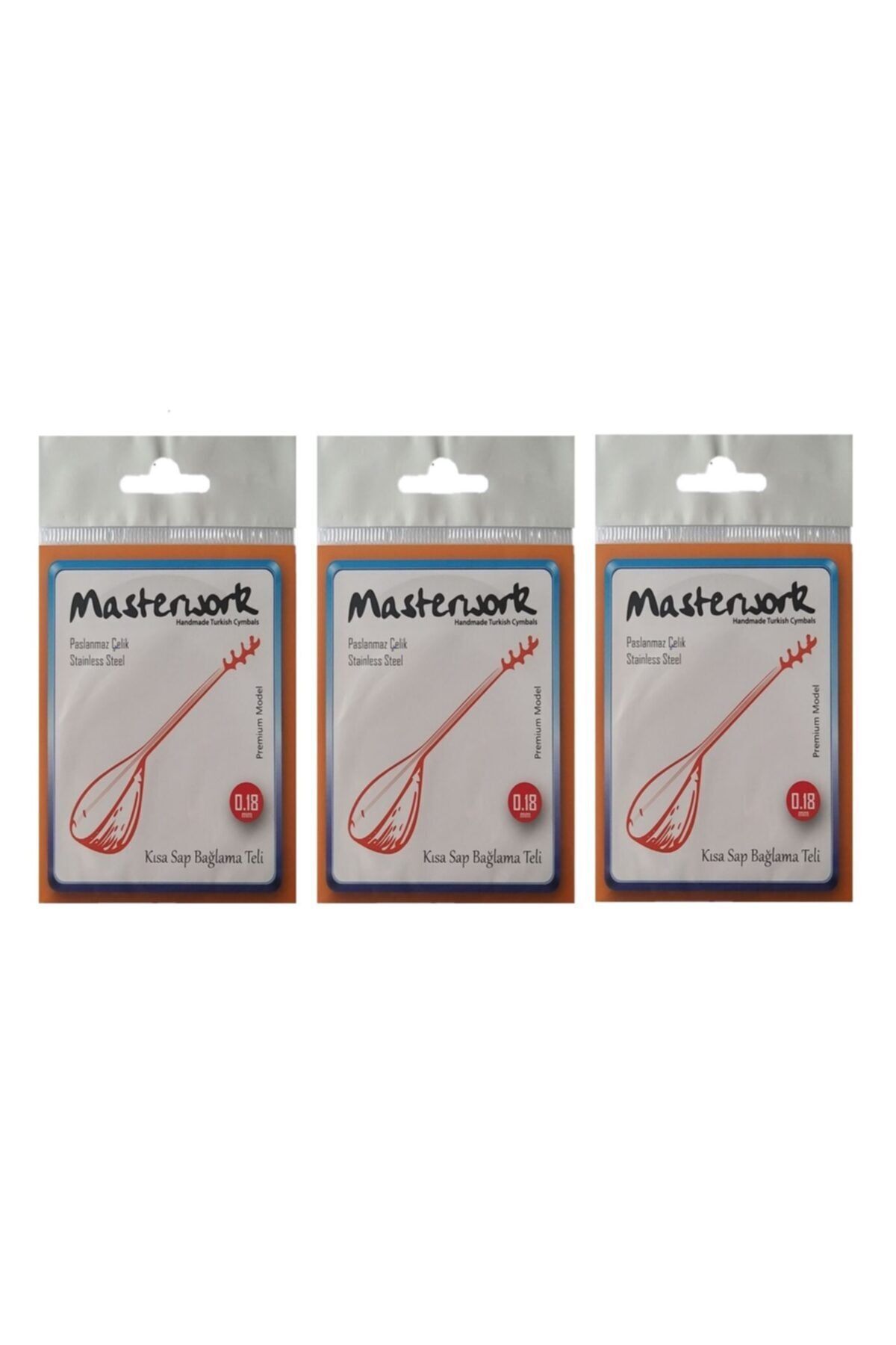 Masterwork 0.18 3 Takım Kısa Sap Bağlama Teli