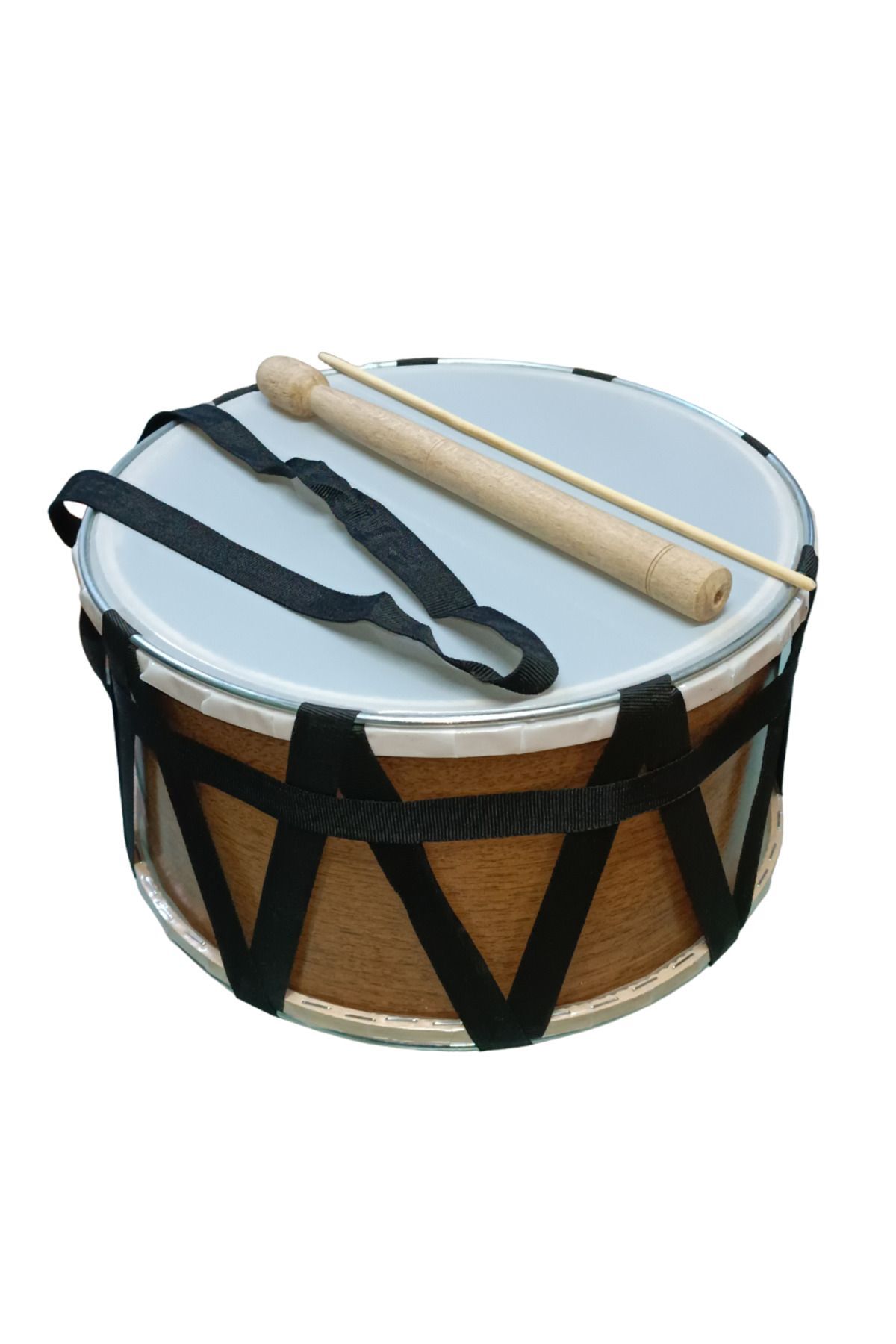 Çoçuk Boy 30 Cm Davul Açık Kahverengi