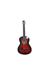 Şenses Sap Ayarlı Kırmızı Siyah Klasik Gitar 5107