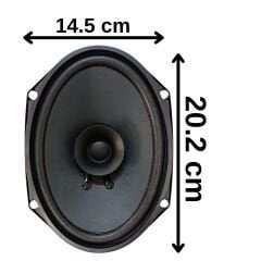FORD TRANSİT 6x8 14,5x20,2cm 4 Ohm 100Watt Oval Oto Hoparlör