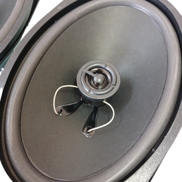 Çift Oval Oto Hoparlör Tweeter'lı 6x9 (16,5x23,3cm) 4 Ohm 300 Watt