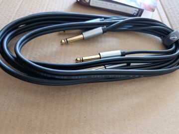 PAWER 2X 6,35MM-2X 6.35MM MONO KABLO ORG KABLOSU 3M