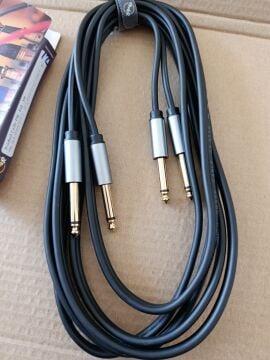PAWER 2X 6,35MM-2X 6.35MM MONO KABLO ORG KABLOSU 3M